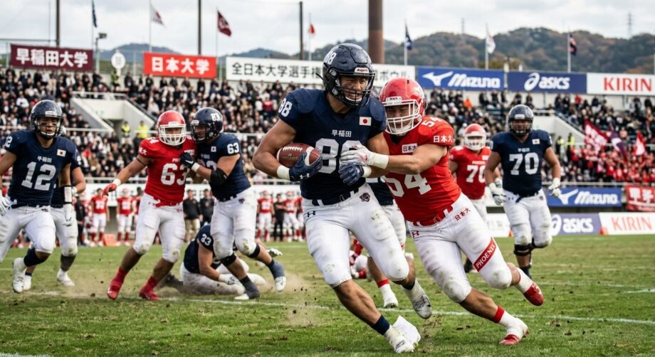 アメフトの試合のイメージ画像